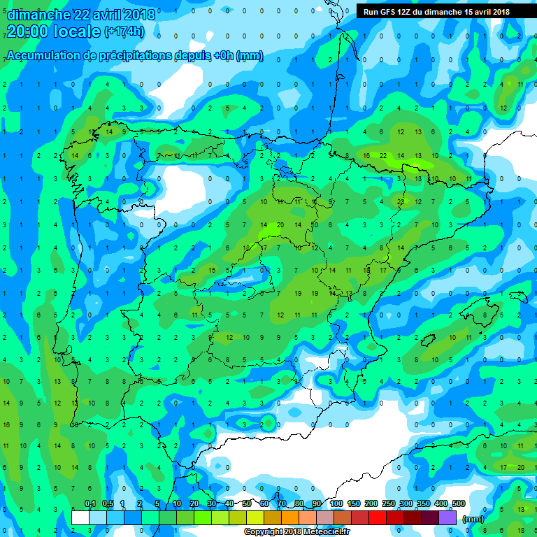 Modelos de precipitación acumulada.Meteosojuela
