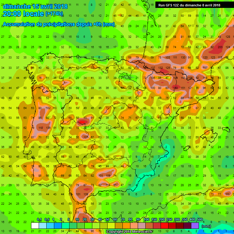 Modelos de precipitación acumulada.Meteosojuela