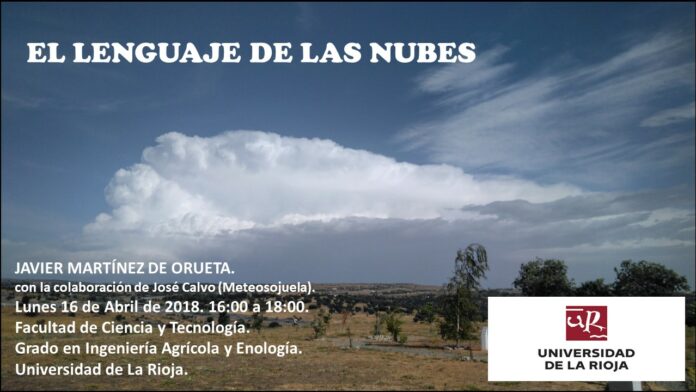 Charla Universidad el Lenguaje de las Nubes. Meteosojuela Charla Universidad el Lenguaje de las Nubes. Meteosojuela