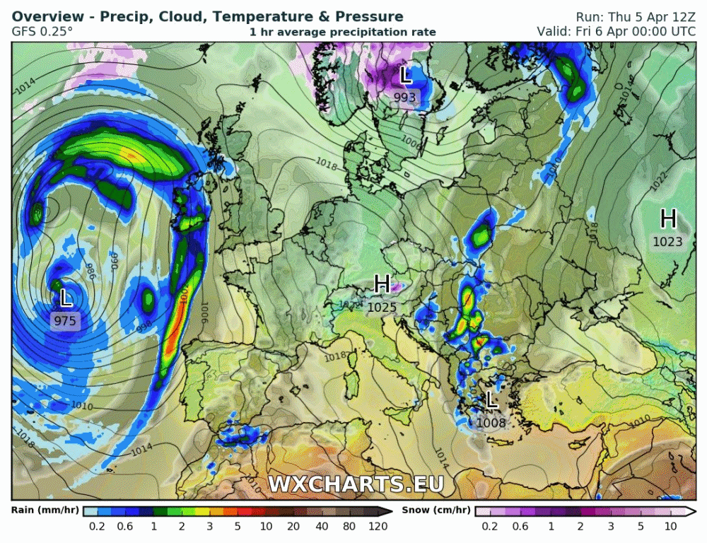 Animación Presiones en superficie .Meteosojuela