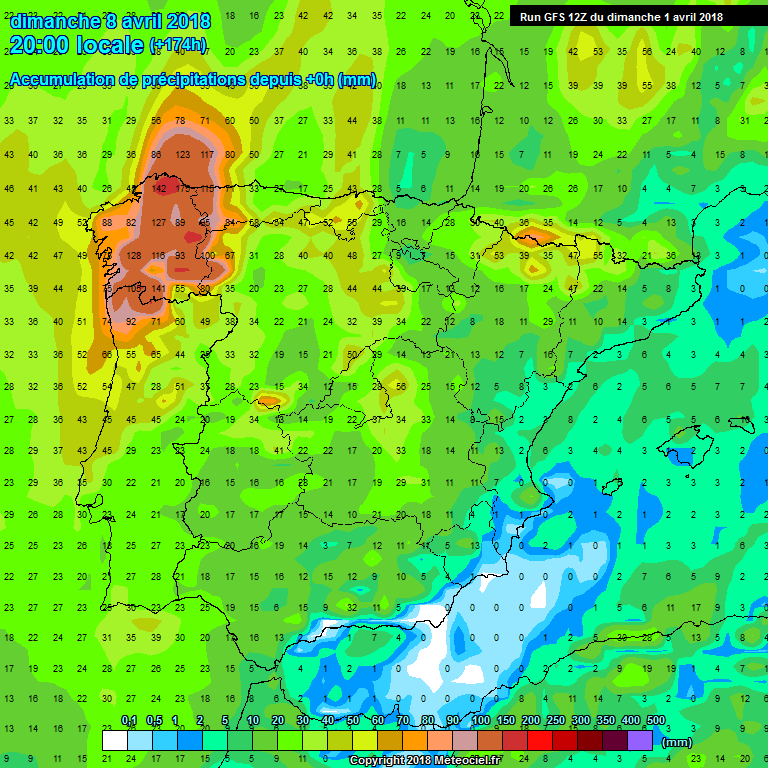 Modelos de precipitación acumulada.Meteosojuela