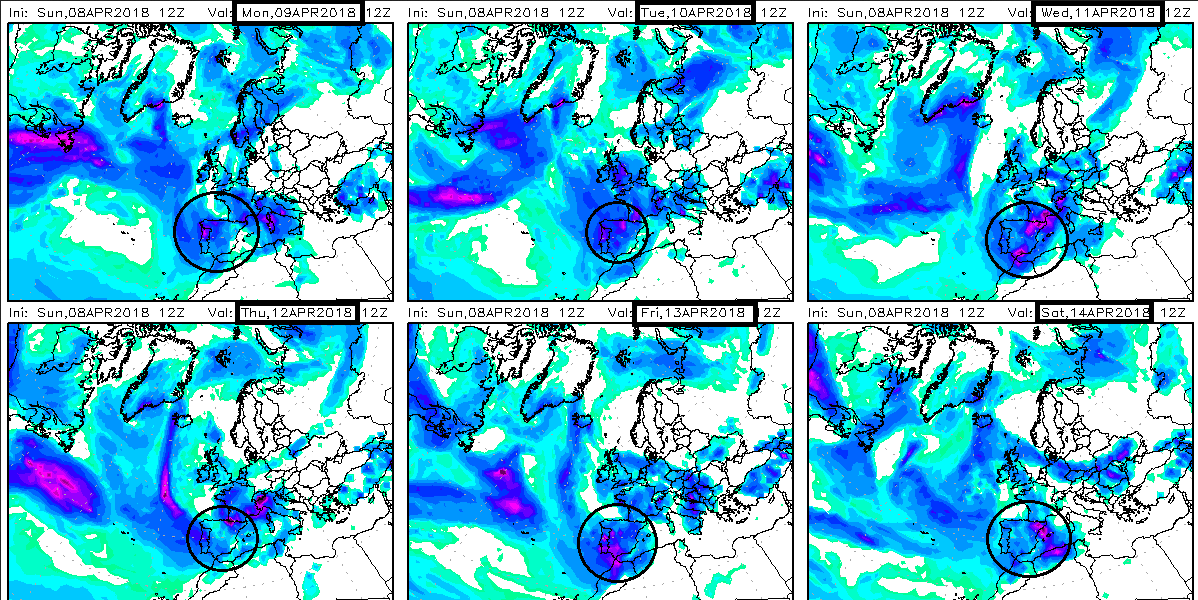 Modelos de precipitación.Meteosojuela