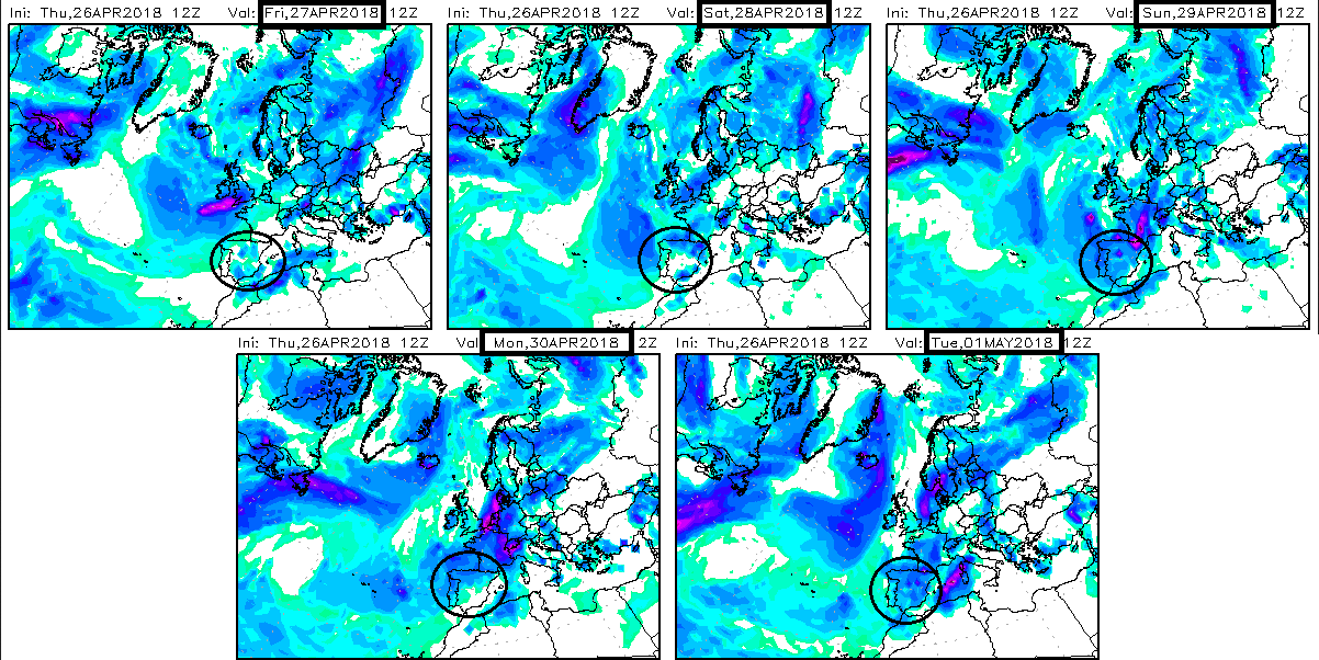 Modelos de precipitación.Meteosojuela