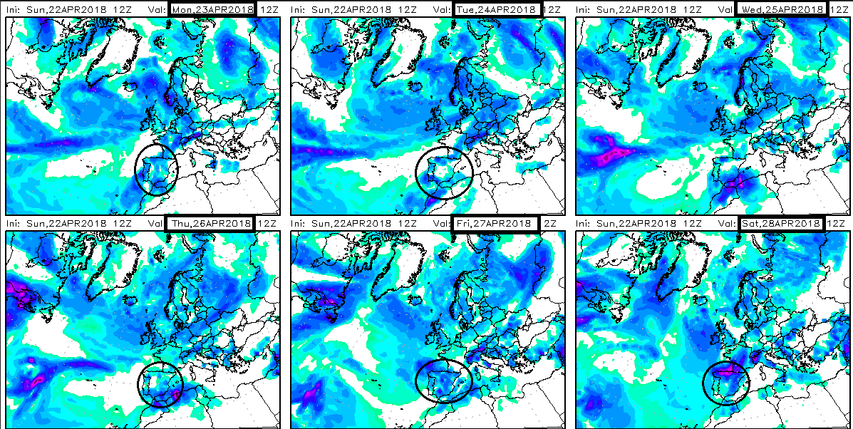 Modelos de precipitación.Meteosojuela