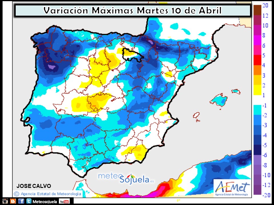 Mapa meteorologico de precipitacion de hoy en La Rioja. Meteosojuela