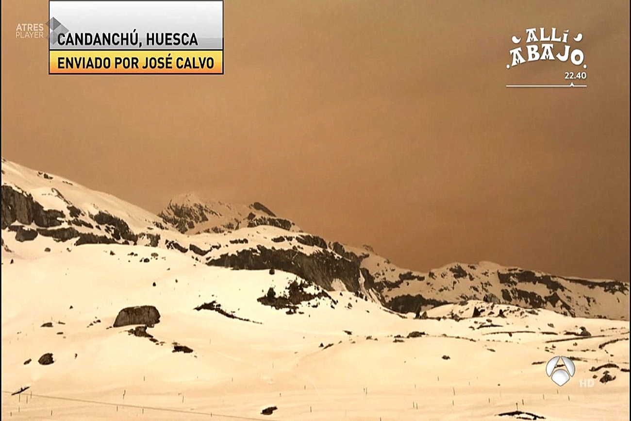 Tormenta de arena en Antena 3 .Meteosojuela
