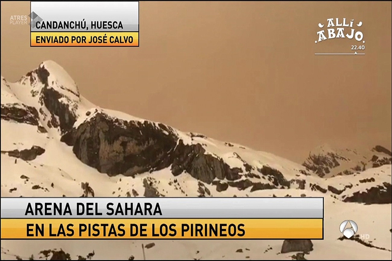 Tormenta de arena en Antena 3 .Meteosojuela