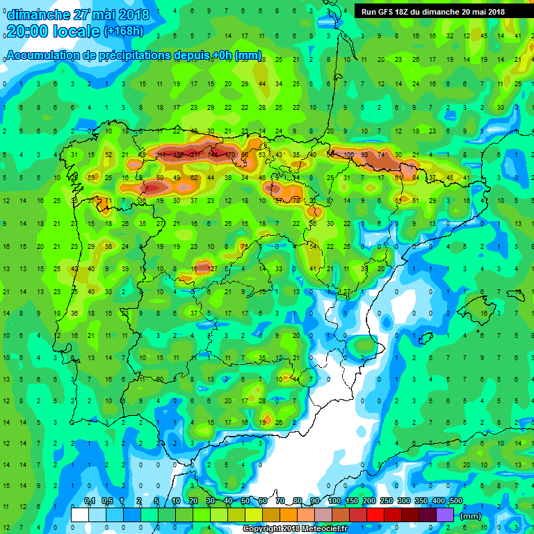 Modelos de precipitación acumulada.Meteosojuela