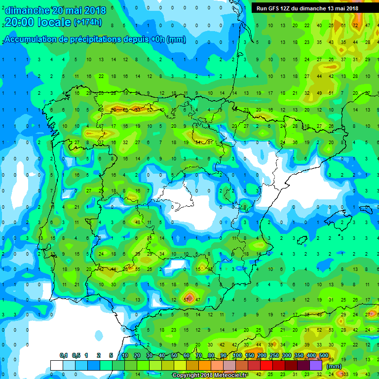 Modelos de precipitación acumulada.Meteosojuela