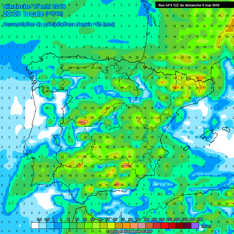 Modelos de precipitación acumulada.Meteosojuela