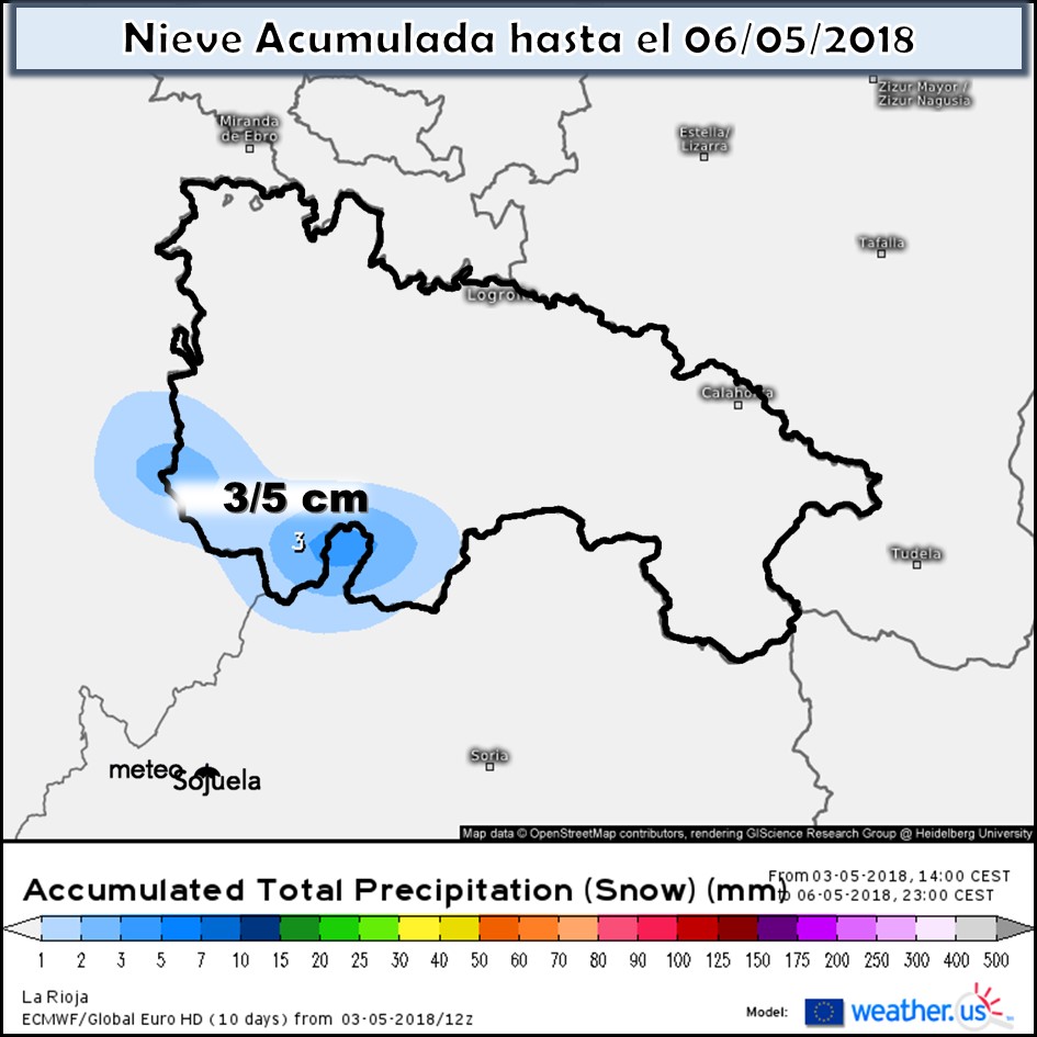 Modelo meteorologico de precipitación acumulada