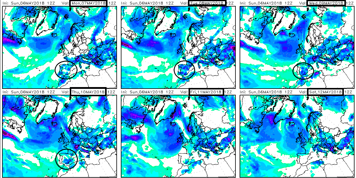 Modelos de precipitación.Meteosojuela