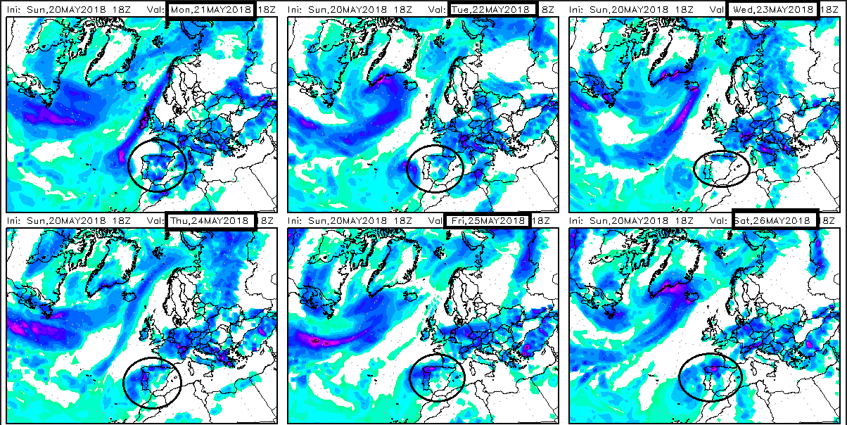 Modelos de precipitación.Meteosojuela