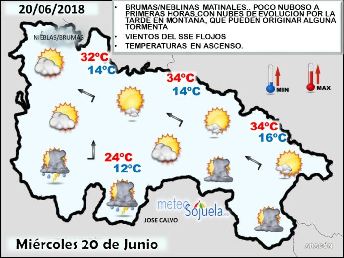 Mapa meteorologico isobárico de hoy en La Rioja. Meteosojuela Mapa meteorologico isobárico de hoy en La Rioja. Meteosojuela