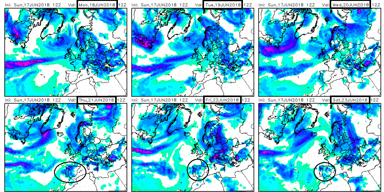 Modelos de precipitación.Meteosojuela