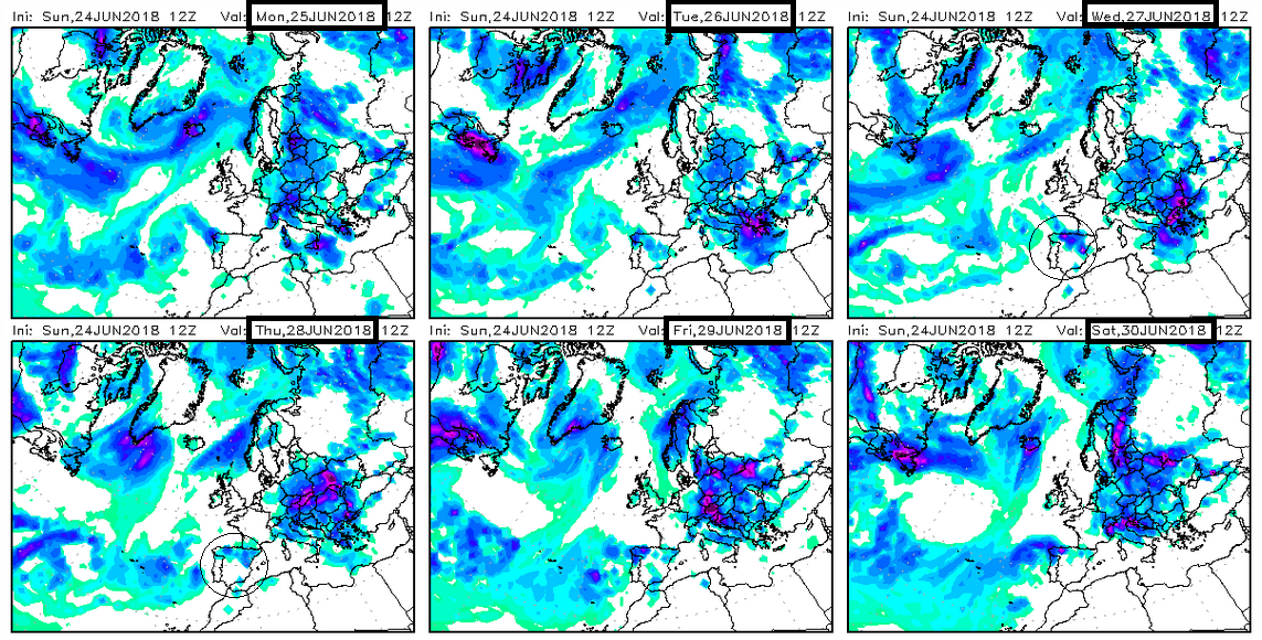 Modelos de precipitación.Meteosojuela