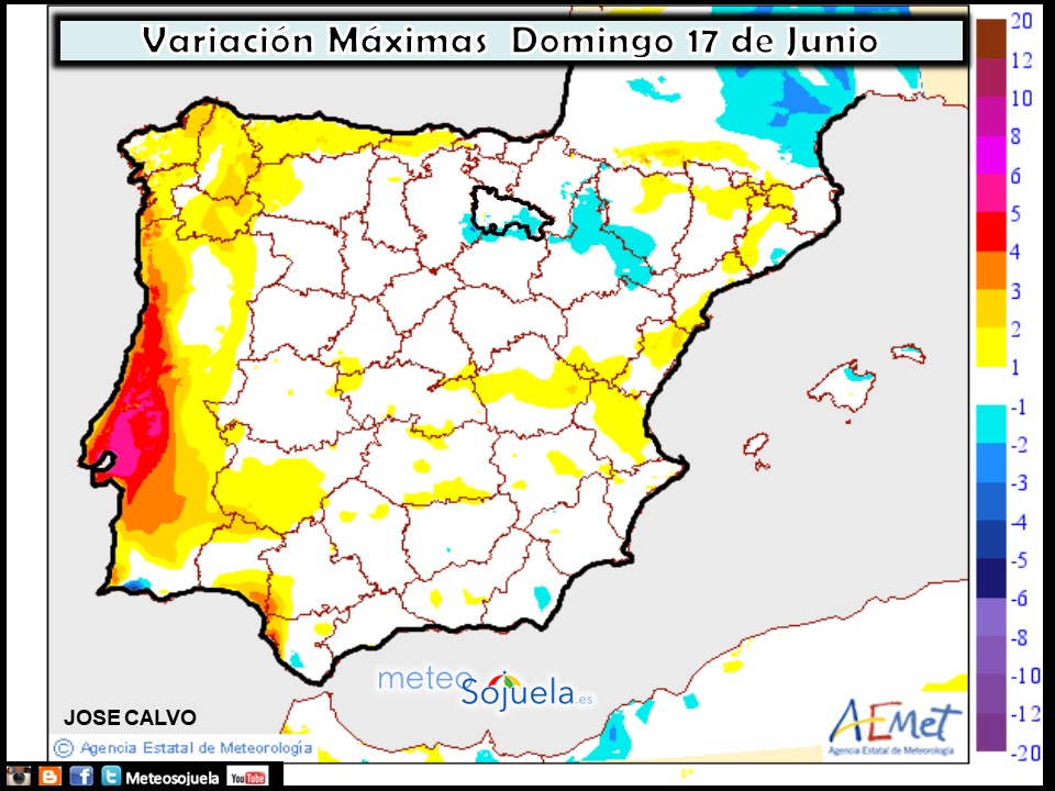 Modelo de precipitacion de AEMET.Meteosojuela