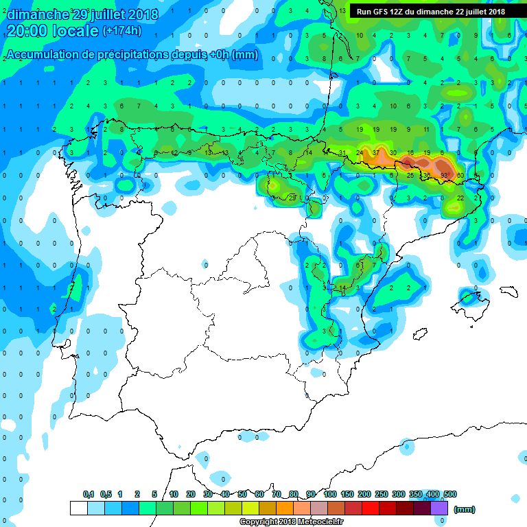 Modelos de precipitación acumulada.Meteosojuela