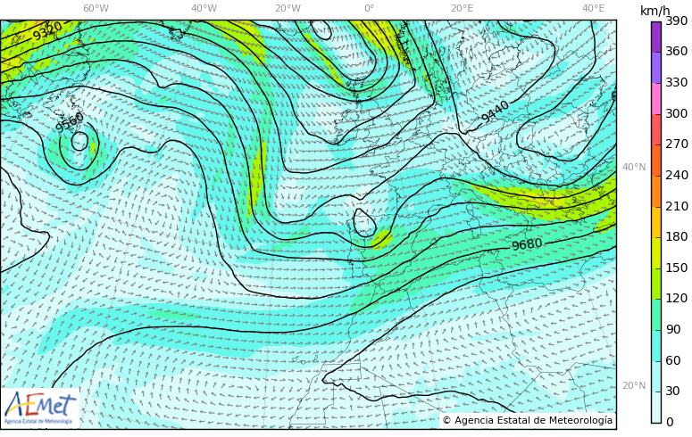 Jet Stream. Meteosojuela
