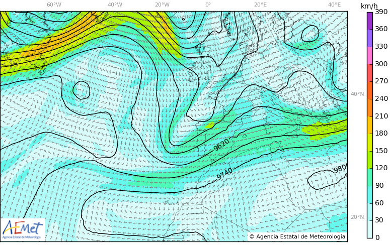 Jet Stream. Meteosojuela