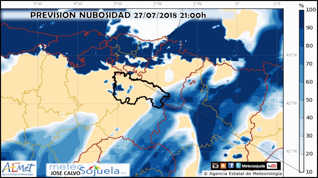 Animación nubosidad eclipse. Meteosojuela