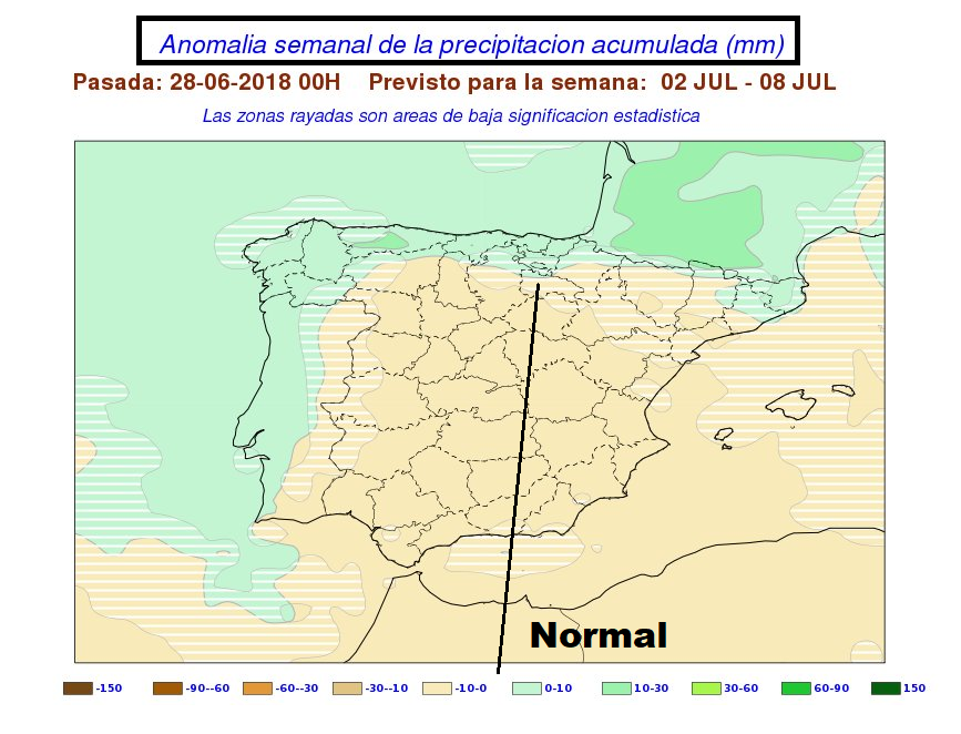 Anomalías en la temperatura y precipitación AEMET. Meteosojuela