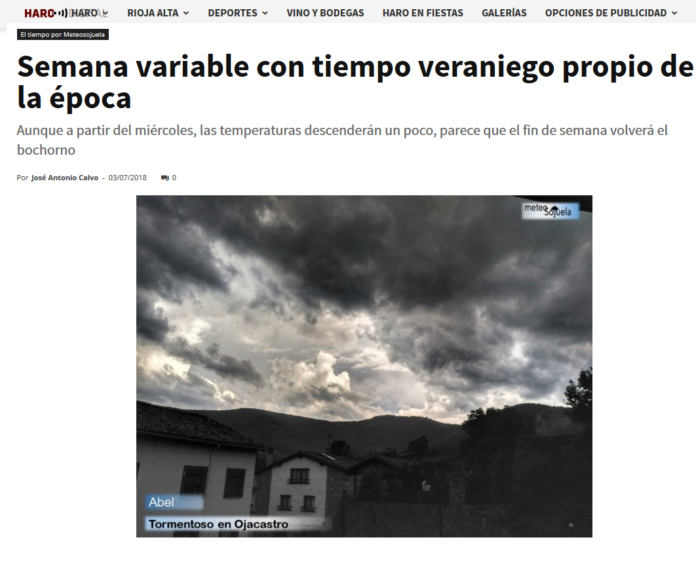 Portada Haro digital Meteosojuela