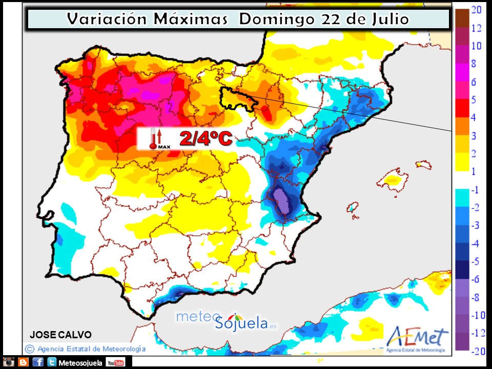 Modelo de precipitacion de AEMET.Meteosojuela