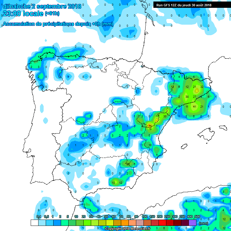 Modelos de precipitación acumulada.Meteosojuela