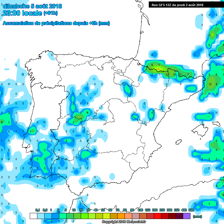 Modelos de precipitación acumulada.Meteosojuela