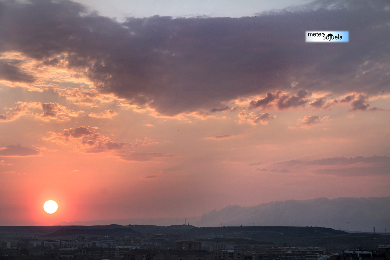 Atardecer y sol de verano.MeteosojuelaI