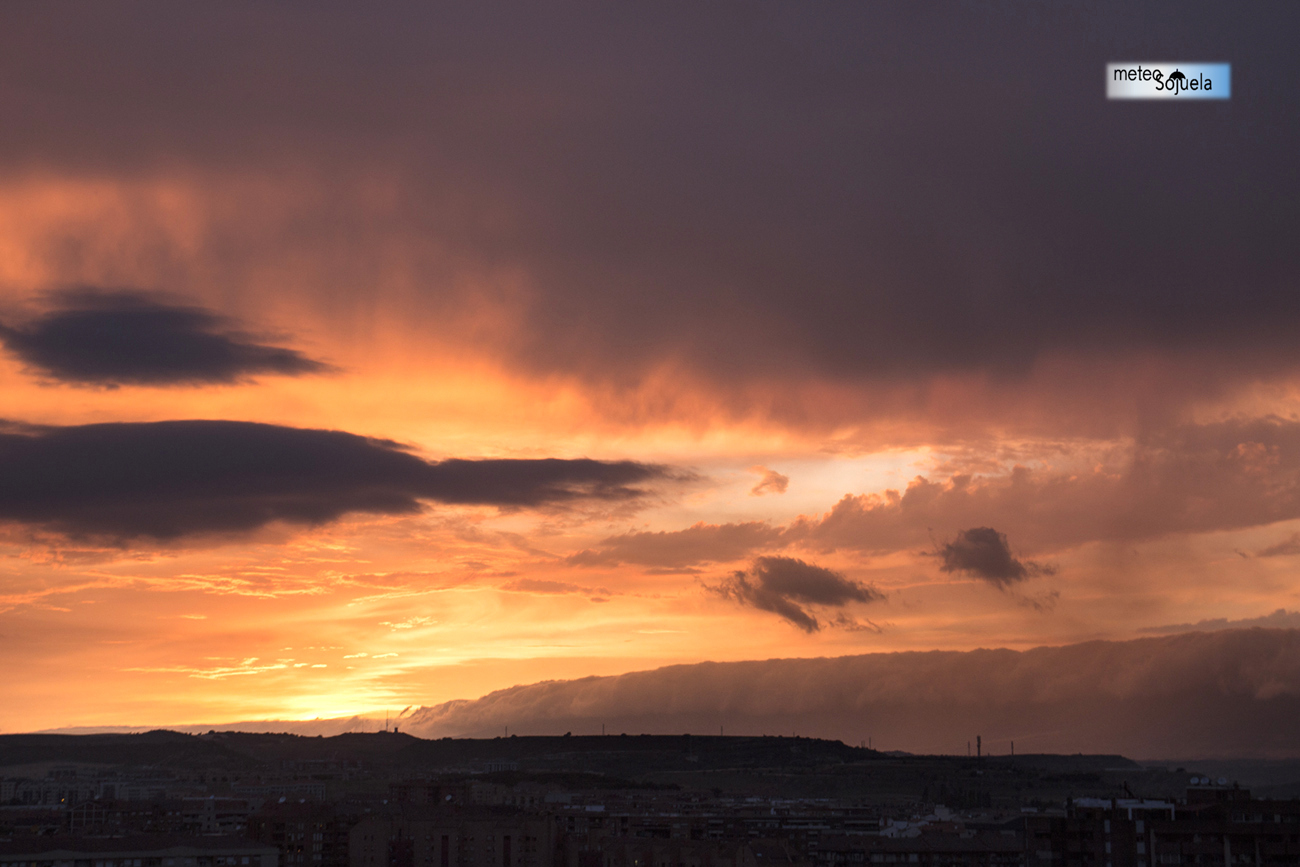 Atardeceres  en Logroño. Verano 2018