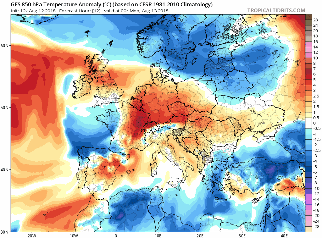 Animación de anomalías de temperaturas.Meteosojuela