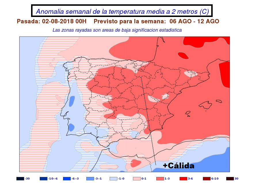 Anomalías en la temperatura y precipitación AEMET. Meteosojuela