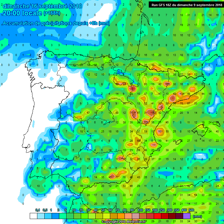 Modelos de precipitación acumulada.Meteosojuela