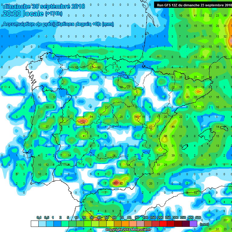 Modelos de precipitación acumulada.Meteosojuela