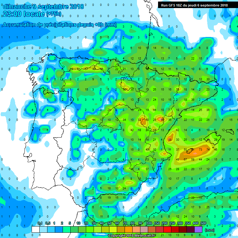 Modelos de precipitación acumulada.Meteosojuela