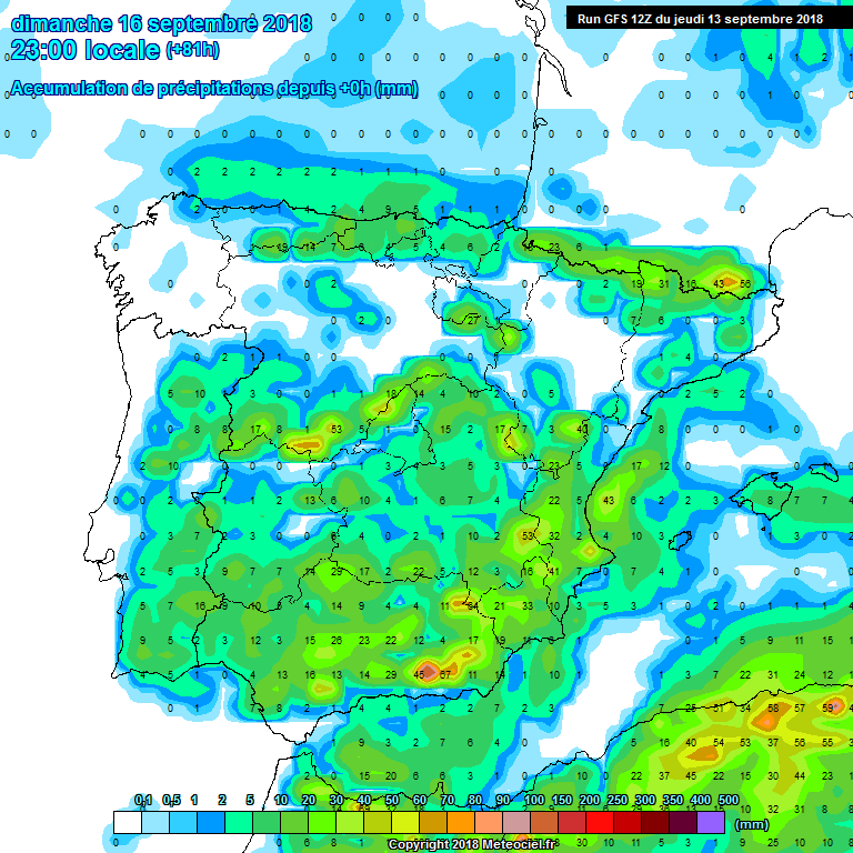 Modelos de precipitación acumulada.Meteosojuela