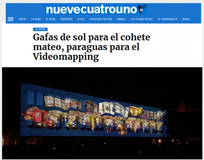 Portada del periódico digital larioja.com por Jose Calvo de Meteosojuela