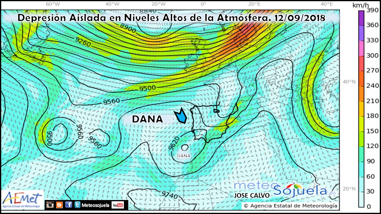 DANA. 300hPa.Meteosojuela