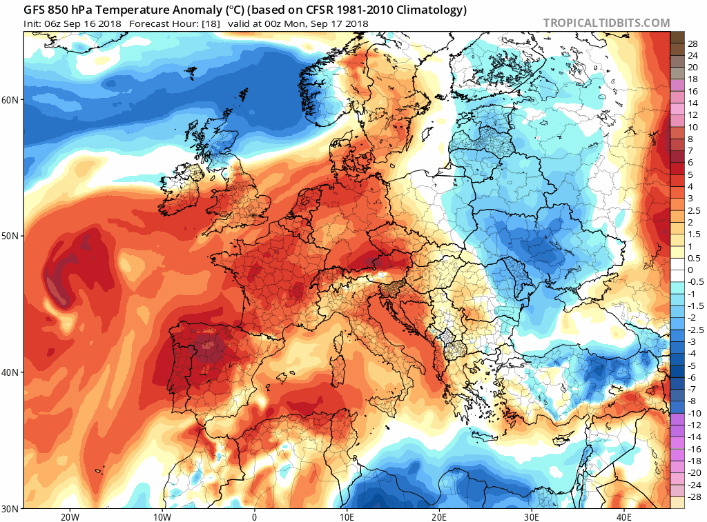 Animación de anomalías de temperaturas.Meteosojuela