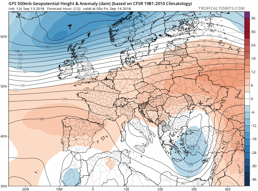 Animación modelos Altura y Geopotencial 500hPa.Meteosojuela