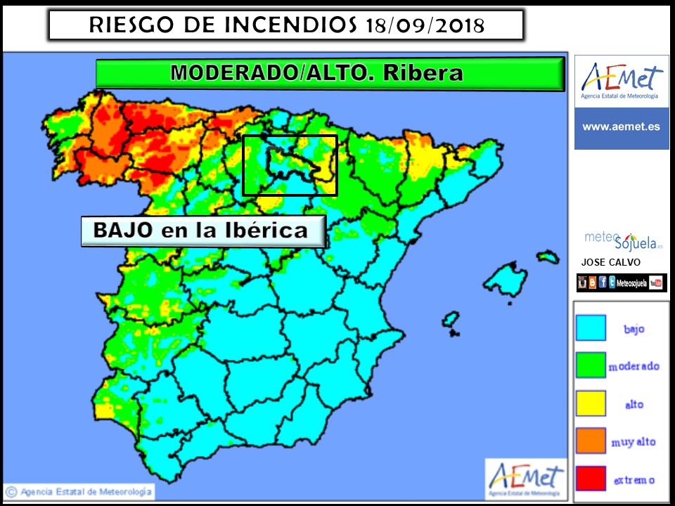 Avisos AEMET.Meteosojuela