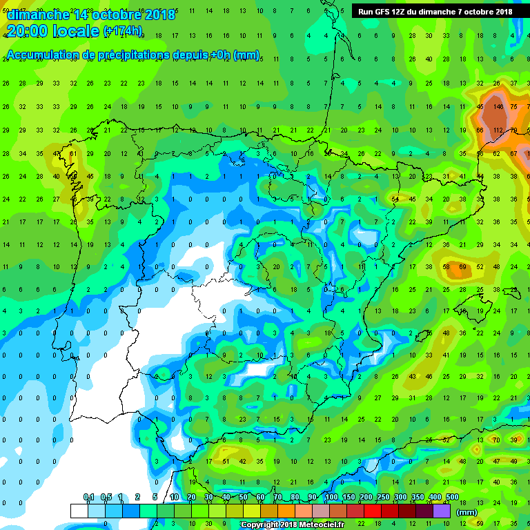 Modelos de precipitación acumulada.Meteosojuela
