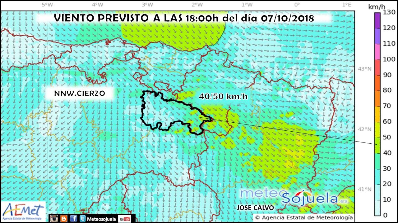 Modelo Harmonie de Vientos. Meteosojuela