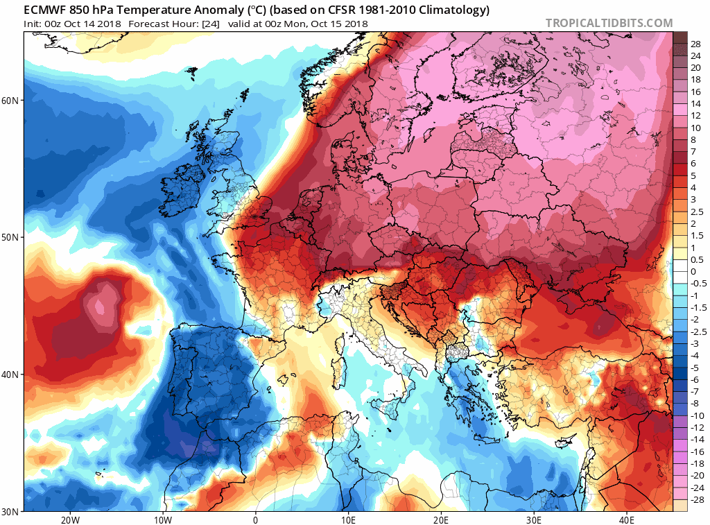 Animación de anomalías de temperaturas.Meteosojuela