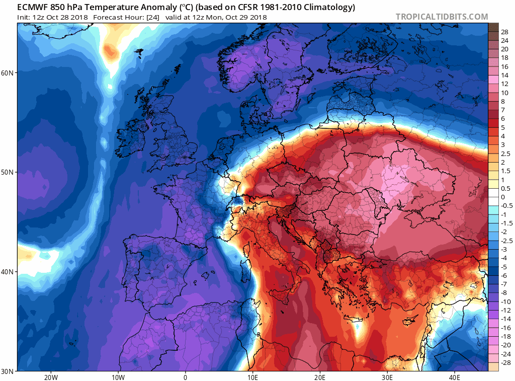 Animación de anomalías de temperaturas.Meteosojuela