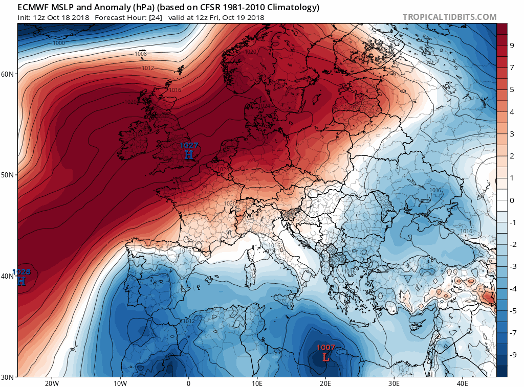 Animación Modelos de Superficie Europa. Meteosojuela
