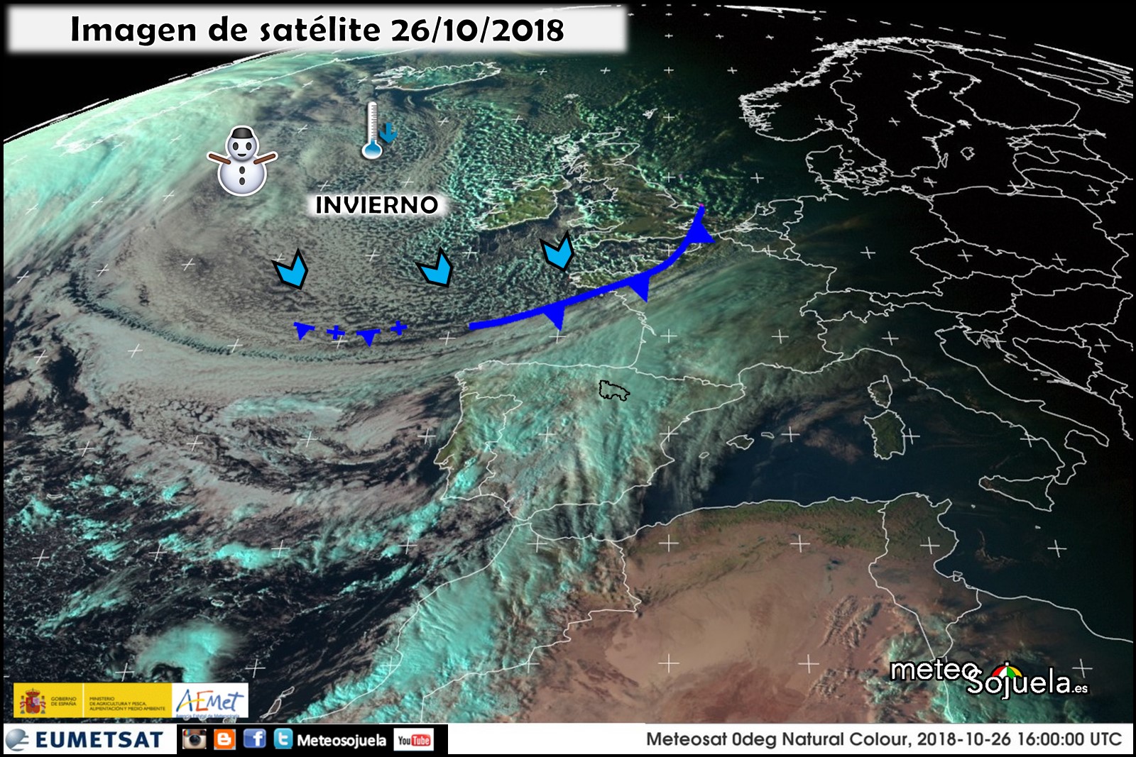 Imágen Satélite. Meteosojuela