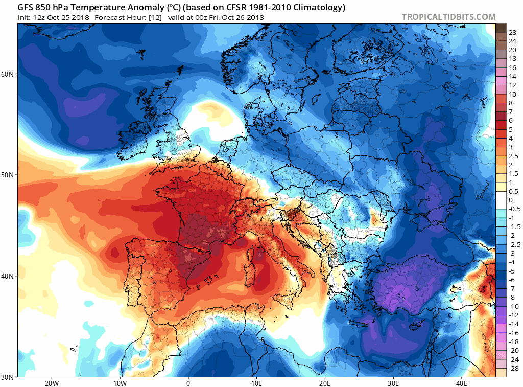 Animación de anomalías de temperaturas.Meteosojuela